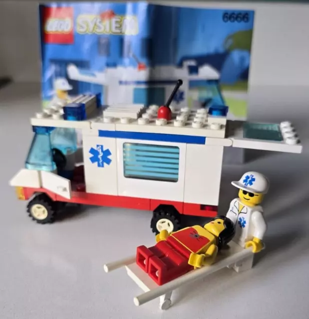 LEGO TOWN 6688 Ambulance Instructions Complete Vintage Set 1985 12.00 PicClick UK