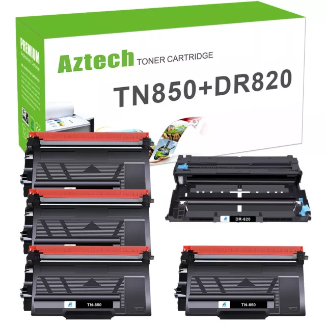 DR820 Drum TN850 Toner Compatible With Brother MFC-L5700DW HL-L5100DN lot TN820