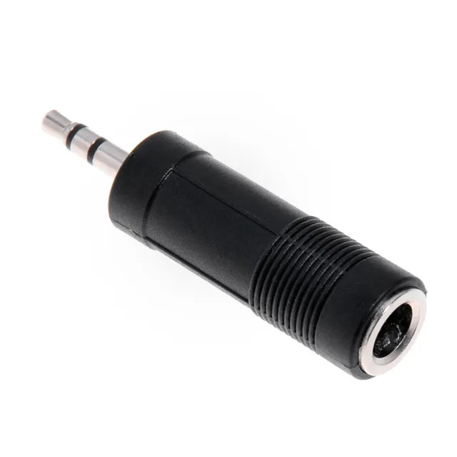 ADAPTADOR AUDIO AV JACK MACHO 3.5 mm A JACK HEMBRA 6.3 mm ESTEREO