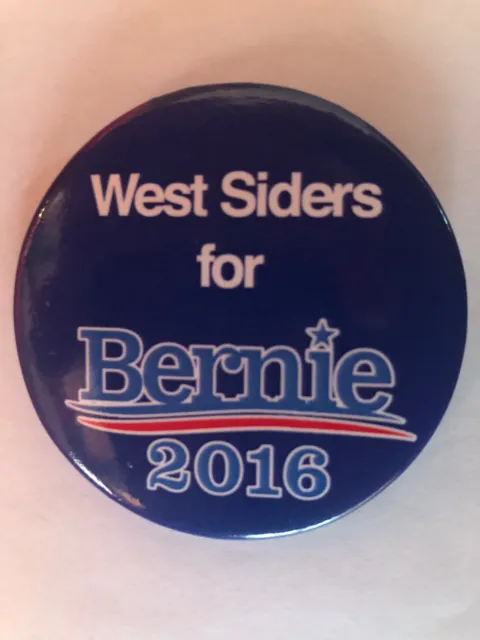 West Sliders for Bernie (Sanders) 2016  2 1/4” pinback button pin