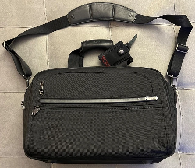 Tumi Alpha Duffle Bag / Business Carry-On - Black Ballistic Nylon