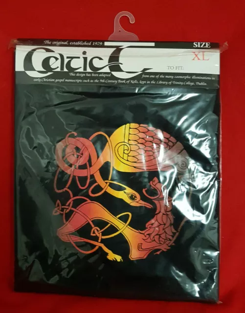 Celtic T. T-Shirt. Original Design Hand Painted by Silk Screen.Van Dyke-O'Connor