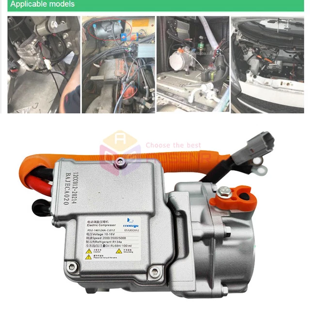 18CC 12V/24V Electric Compressor Set for Auto AC Air Conditioning Car 14CC