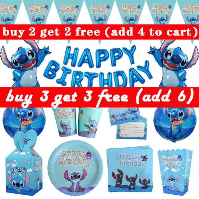 UK BLUE LILO And Stitch Birthday Party Supplies Angel Kids Girls Uk blue lilo and stitch birthday party supplies angel kids girls