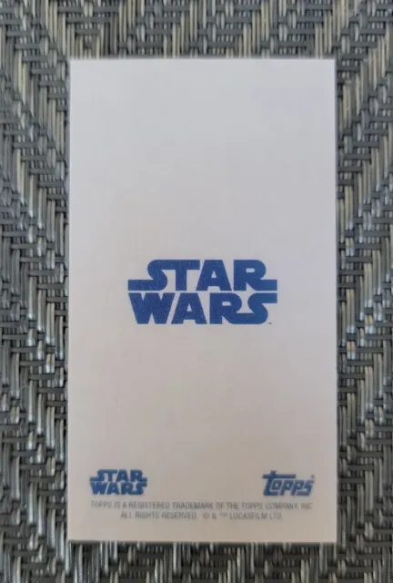 2022 Topps Star Wars 206 Wave 2 Logo Back /94 *YOU PICK*