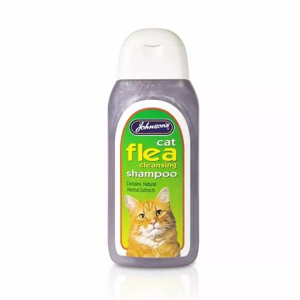 Johnsons Katze Flöhe Reinigung Sensitiv Shampoo 125Ml Flasche für Kätzchen 12wk+