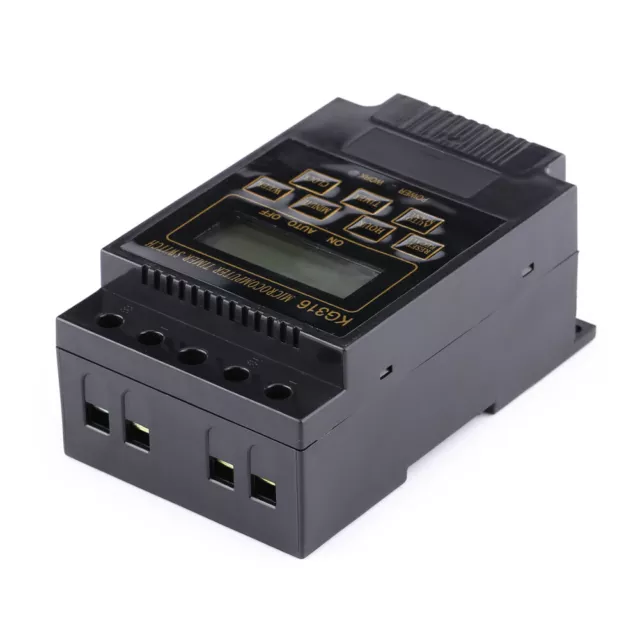 LCD Digital Timer Switch Microcomputer Control Programmable Time Relay AC220V
