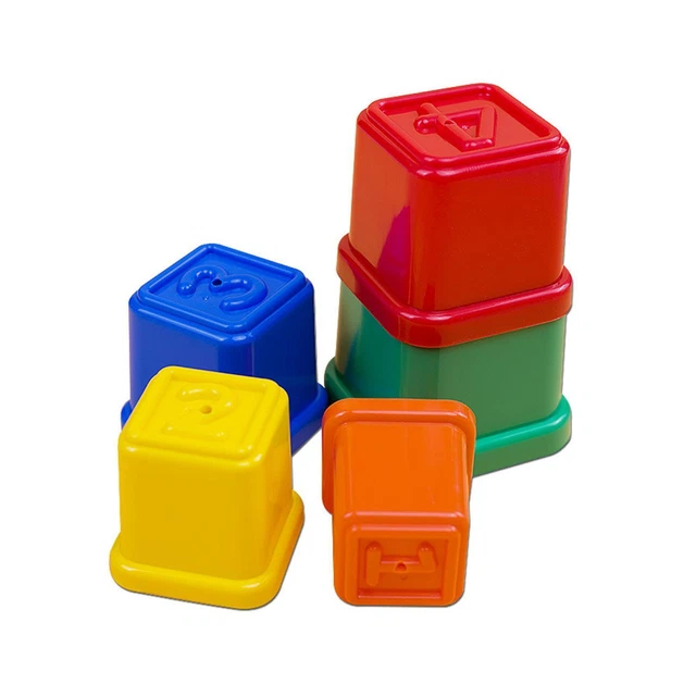 Gobelets Empilables Incassables - Lot De 6, 237 Ml, Sans BPA, Pour Enfants, Lave-vaisselle Et Micro-ondes