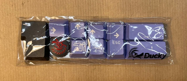 11 KEY PBT Double Shot Colour Keycap Set (Purple) - NEW £15.00 ...