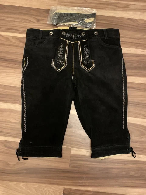 Herren Trachtenlederhose Trachten Tradition Gaudi Leathers Gr 50 Neu unbenutzt