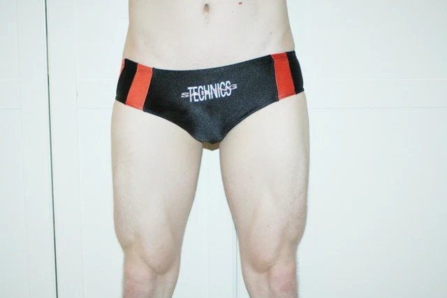 True Vintage 80er Shiny PALM BEACH 90s Trunks 90er Size Like S Germany Nylon New