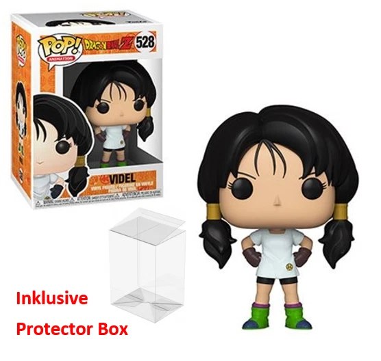 FUNKO POP Dragonball Z #528 Videl Vinyl Figur sealed + Protector Box