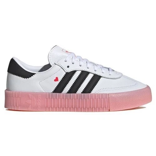 Adidas originals tfl samba rose in purple and white cheap