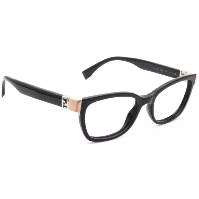 FENDI Glasses Frames Only mod. FF 0251 807 Black Red Cat Eye Made in Italy