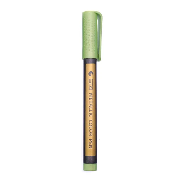 Fire Paint Markers Invitation Decor Color Markers for Metal Rubber (Light Green)