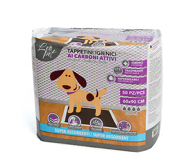 leopet Leopet traverse ultra charcoal 60x60 da 50 a 400 pezzi tappetini per cani 