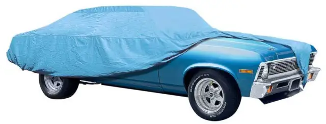 Car Cover; Diamond Blue; Fits 1968-79 Nova Omega Ventura Apollo Phoenix; Skylark