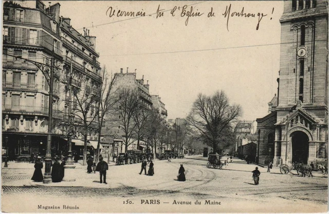 CPA PARIS 15e - Avenue du Maine (51858)
