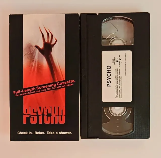 PSYCHO VHS SCREENER 1998 Universal Video Anne Heche $9.99 - PicClick