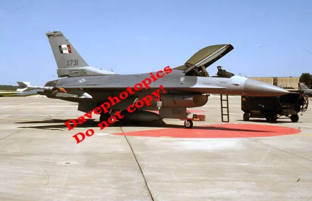 35mm Aircraft slide    90-0731  F-16CG Fighting Falcon