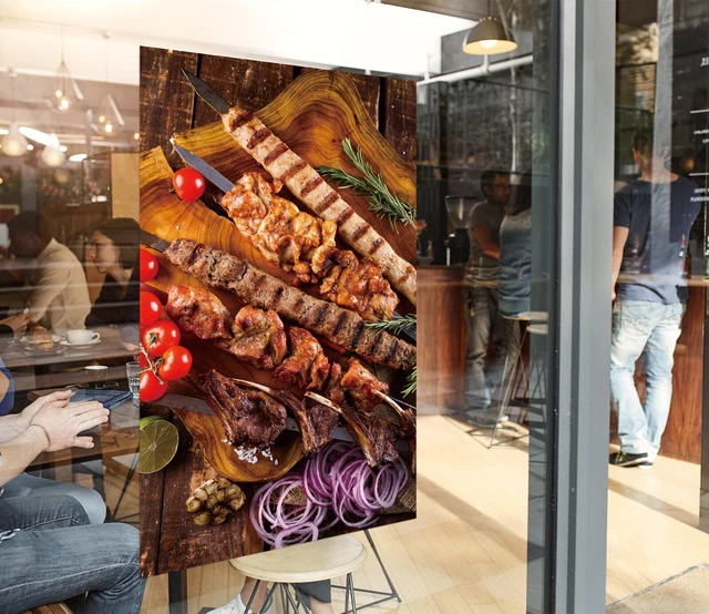 Stickers Muraux 3D Grill Kebab Shop G265 Déco Vinyle, Australie