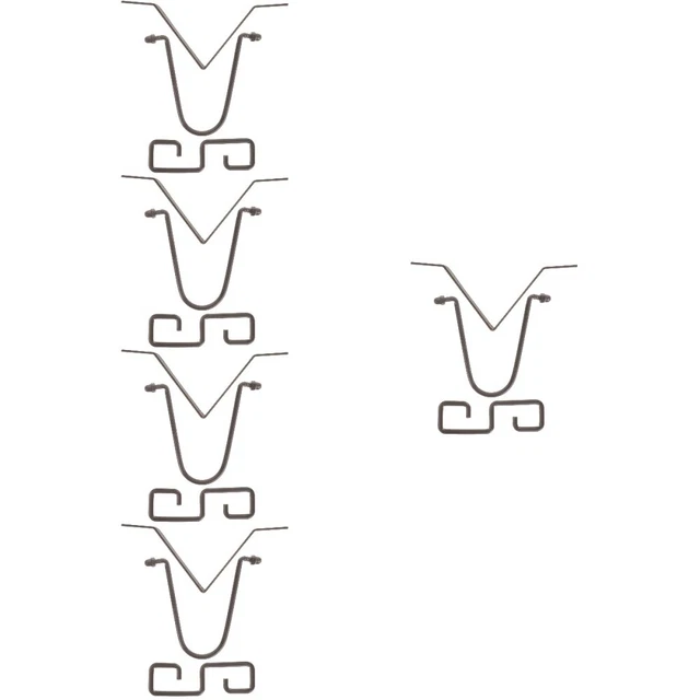 5 set gancio catena pioggia a forma di V catena pioggia per uscita beccuccio metallo