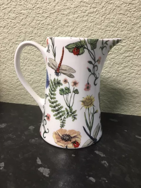 Floral Gisela Graham Jug Flora & Fauna BN