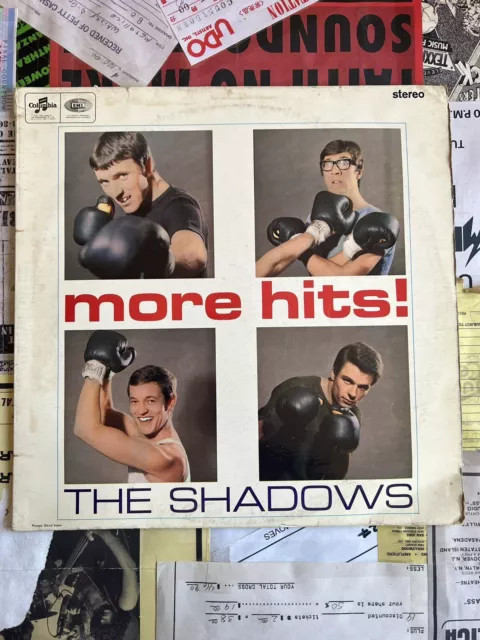 The Shadows - More Hits - Original Columbia Lp - Record Album Vinyl