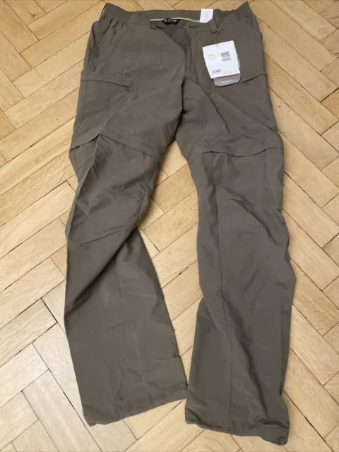 Vaude Trekkinghose 52/L Extra Lang NEU Olive Abnehmbare Beine