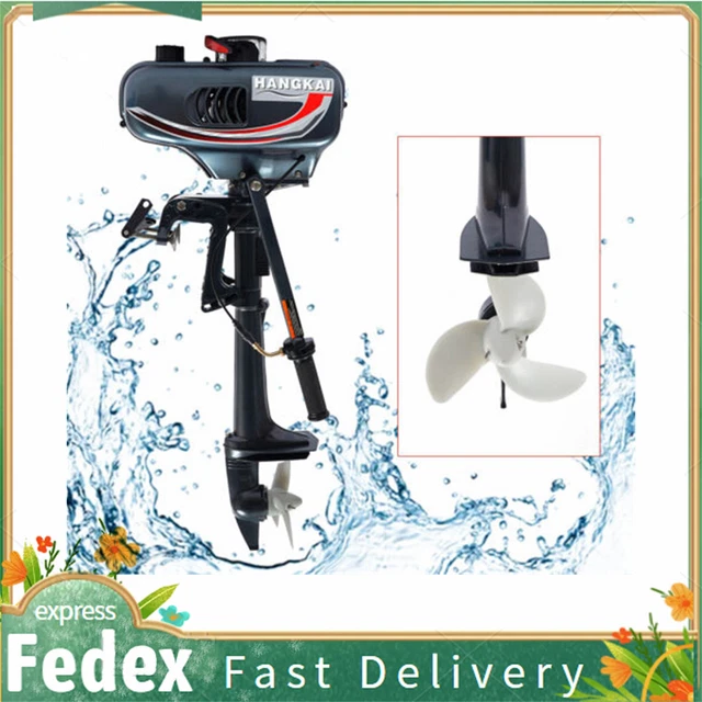 2-Stroke 3.5HP Outboard Motor Heavy Duty Boat Engine Water Cooling CDI System