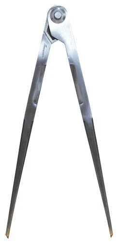 Shinwa Compass with Carbide tips for Sheet metal Machinist Dividers E-2 30cm