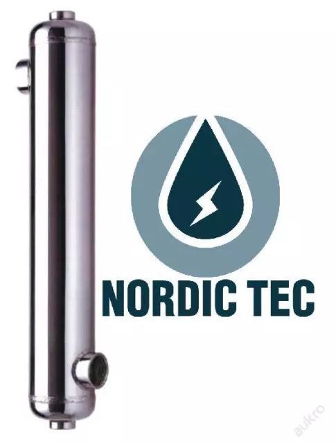 Echangeur de chaleur en TITANE piscine échangeur tubulaire NORDIC TEC 16-175 kW