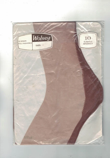 Lot De 8 Paires De Bas Nylon Vintage Style Années 50 - Taille 4, Gris/beige