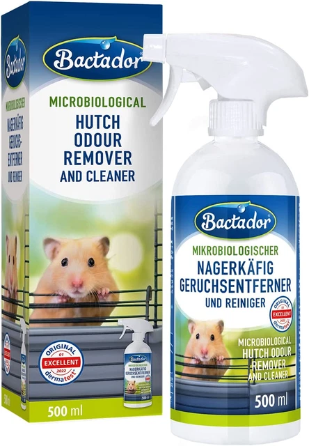Antiodore Microbiologico per Gabbie per Roditori 500 Ml Pronto per L'Uso Deterge