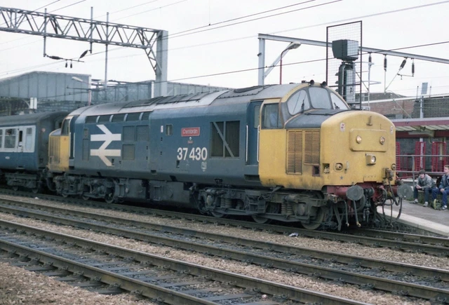 BRITISH RAIL 37430 Class 37 DieselElectric Railway Photo £1