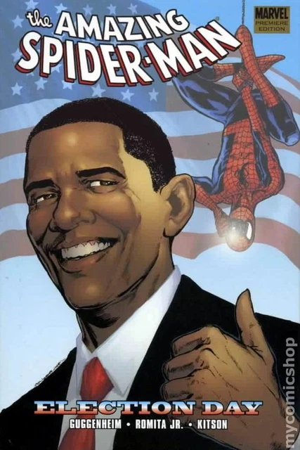 Amazing Spider-Man Election Day HC Premiere Edition 1B-1ST VG 2009 Stock Image