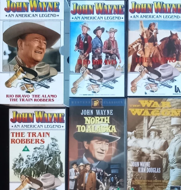 JOHN WAYNE AN American Legend Rio Bravo Alamo VHS Video Tape Western