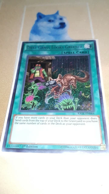 THAT GRASS LOOKS Greener RATE EN066 Secret Rare 1st Edition US Print Yugioh 9.99 - PicClick UK THAT GRASS LOOKS Greener RATE EN066 Secret Rare 1st Edition US Print Yugioh 9.99 - PicClick UK
