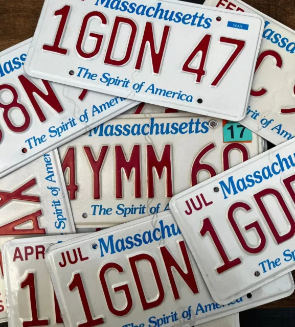 Massachusetts License Plate Spirit Of America  Random Plate Ma Spirit Of America