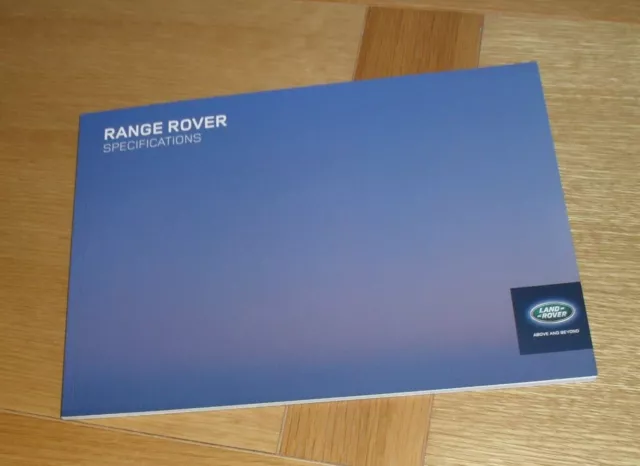 Range Rover Brochure 2013 L405 TDV6 SDV8 V8 Supercharged Autobiography Vogue SE