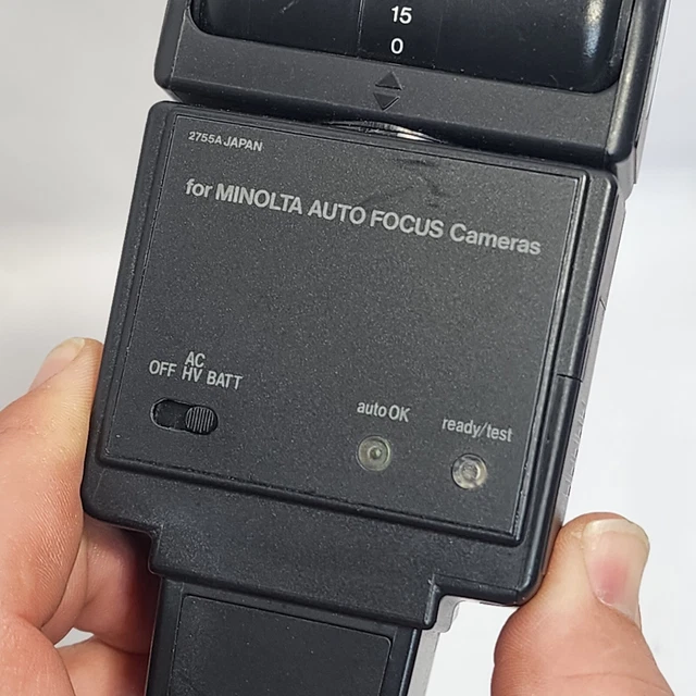 SUNPAK Auto 433AF Thyristor Shoe Mount Flash for Minolta SLR AF cameras 3