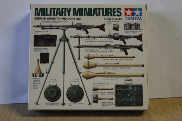 Tamiya Vintage Military Miniatures 1/35 Scale German Infantry Weapons Set