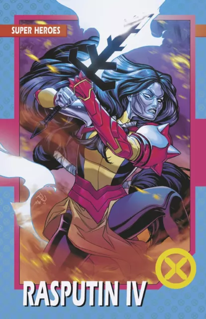X-MEN #27 (RUSSELL DAUTERMAN TRADING CARD VARIANT)(2023) COMIC BOOK ~ Marvel