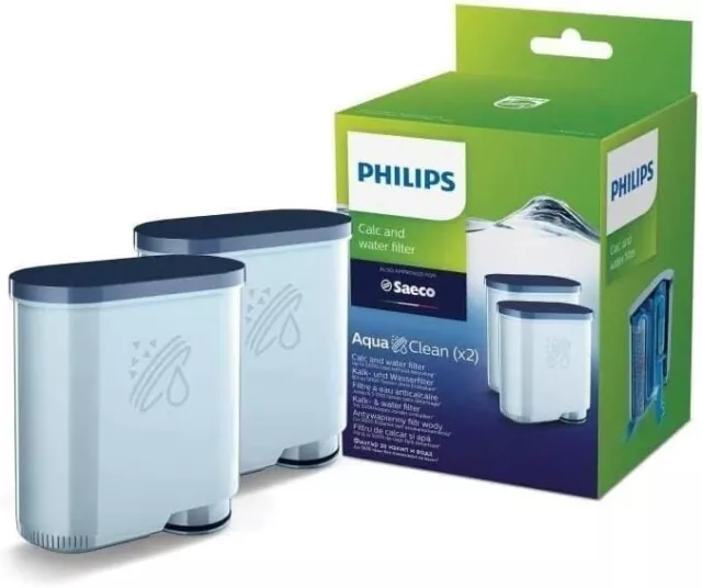 SAECO Philips Aqua Clean CA6903/00 CA6903/10 Wasserfilter Kalkfilter 2er Pack