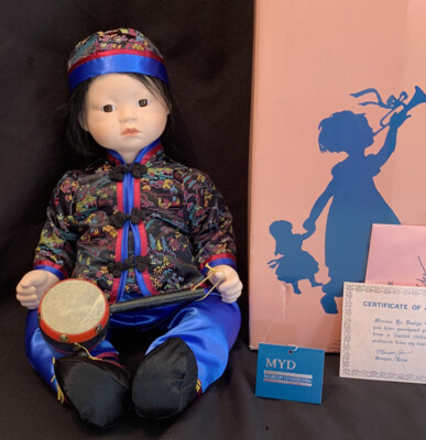 Marian Yu Designs Weylin Asian Oriental Boy Porcelain Doll Figure Myd 1989