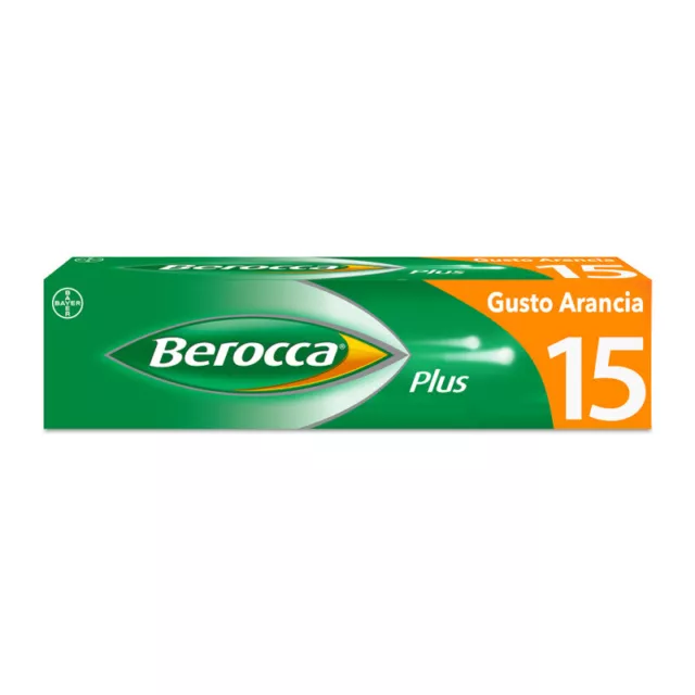 Berocca Plus Integratore Vitamine Stanchezza Fisica e Mentale 15 Cpr
