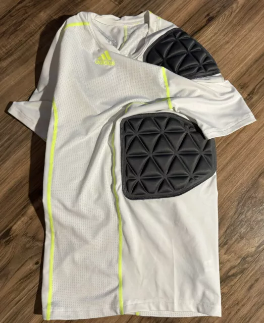 Adidas Techfit Mens Medium Padded Compression Shirt Football Performance Size S