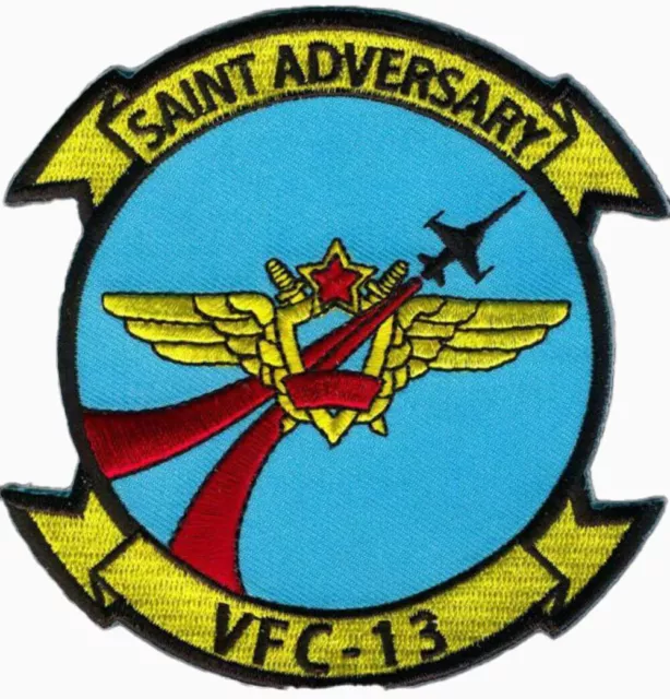 VFC-13 Saints (Blue) Squadron Patch – Hook and Loop, 4"