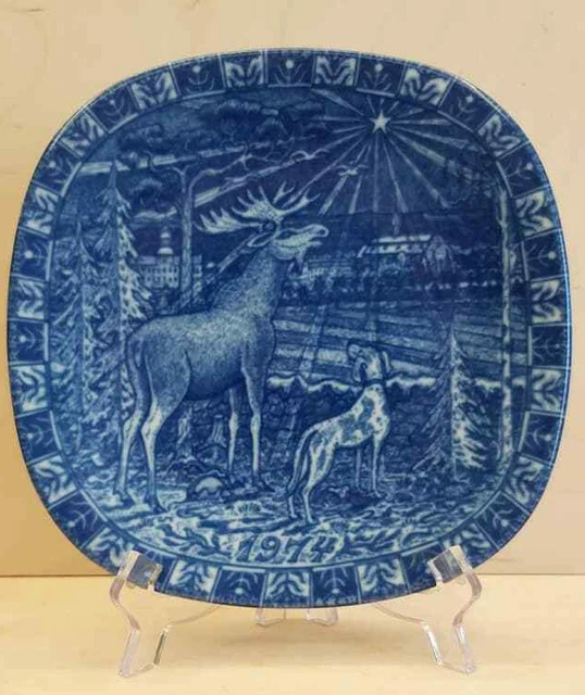 Christmas Plate Julen Rorstrand Sweden Collection 1974  Limited Edition