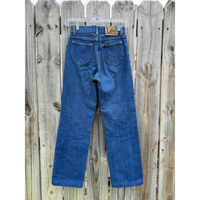 Vintage 90's Lee Kids Medium Wash Denim Western Jeans